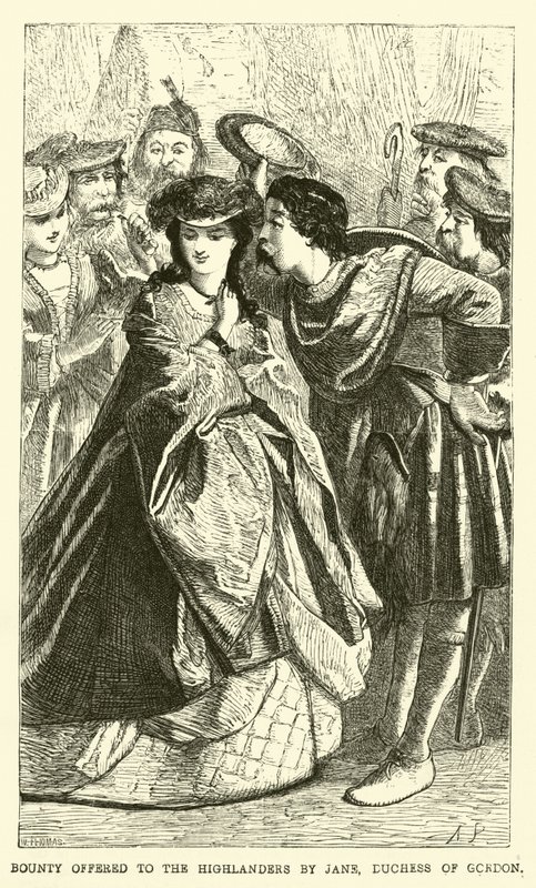 Recompensa oferecida aos Highlanders por Jane, Duquesa de Gordon de English School