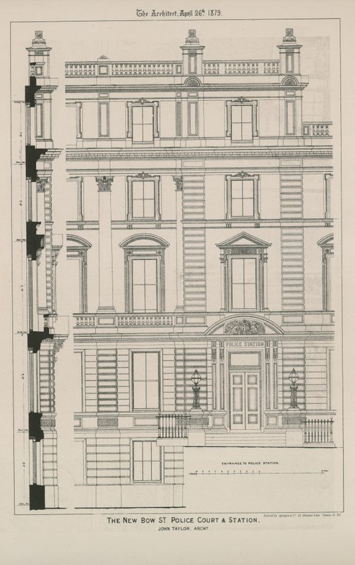 Tribunal de polícia de Bow Street e estação de English School