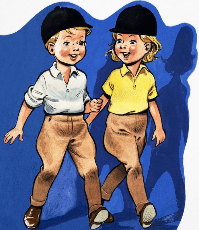 Menino menina, em, Jodhpurs de English School
