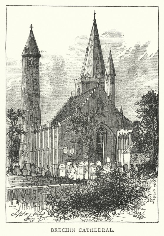 Catedral de Brechin (gravura) de English School