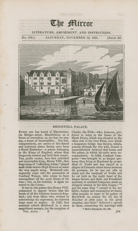 Palácio de Bridewell de English School
