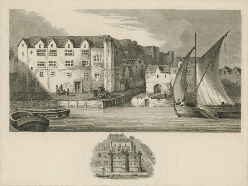 Palácio de Bridewell nas margens do rio Tâmisa de English School