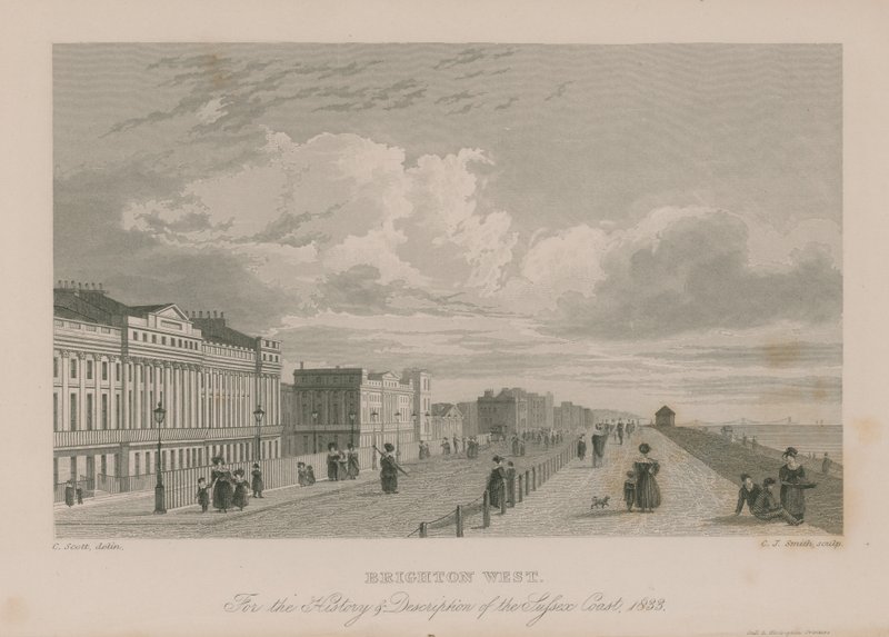 Brighton West, pela história e descrição da costa de Sussex de English School