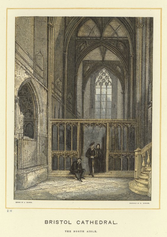 Catedral de Bristol, o corredor norte de English School