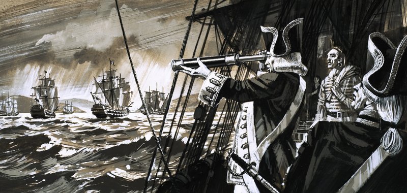 A Grã-Bretanha perdeu Minorca quando uma frota de navios franceses fugiu para o santuário do porto de Mahon de English School