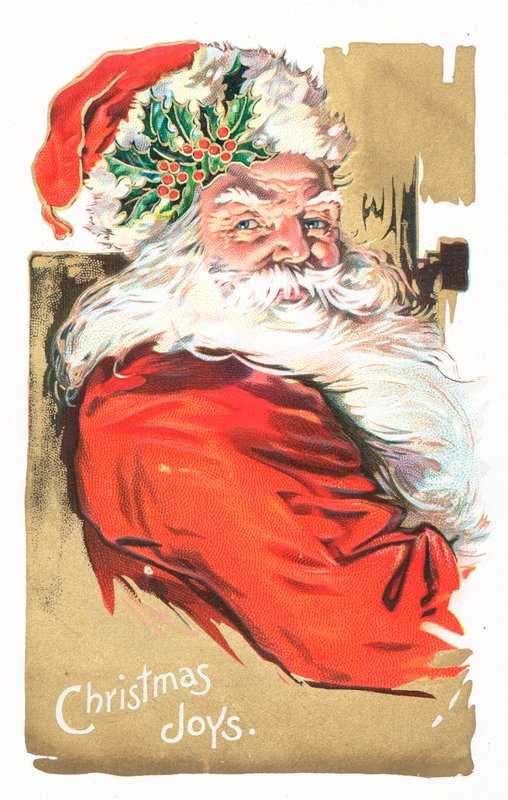 Cartão de Natal britânico de English School