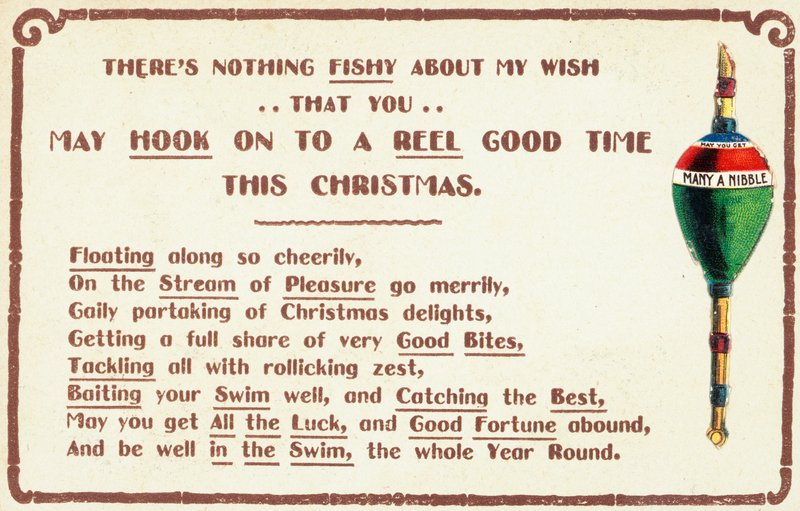 Cartão de Natal britânico de English School