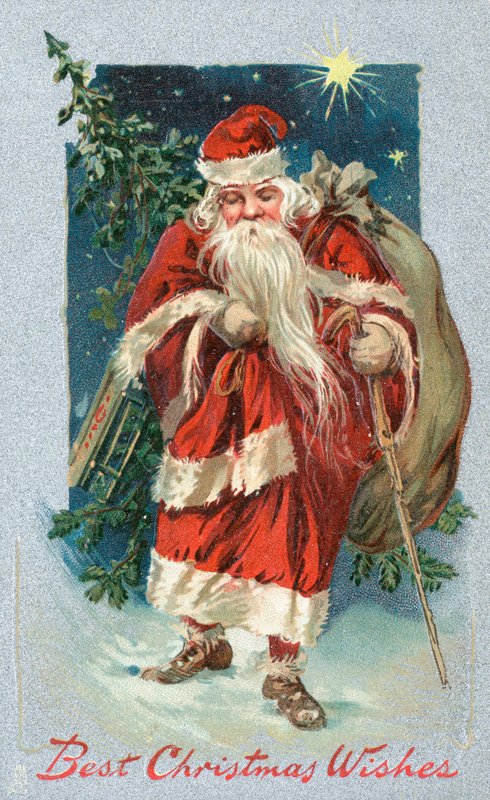 Cartão de Natal britânico de English School