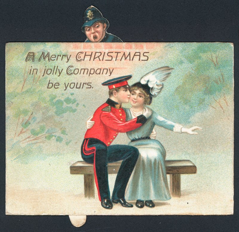 Cartão de Natal britânico de English School