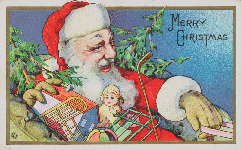 Cartões de Natal britânicos de English School