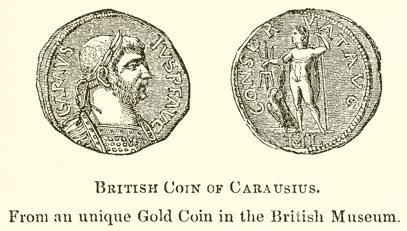 Moeda Britânica de Carausius de English School