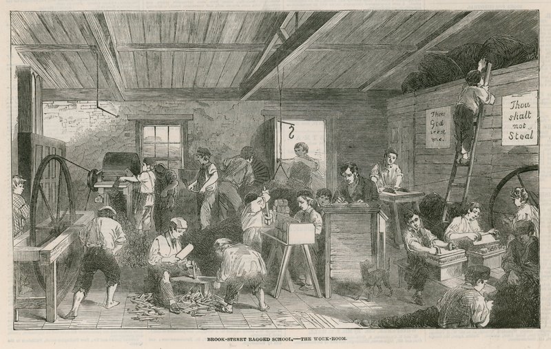 Brook Street, escola irregular e industrial de English School