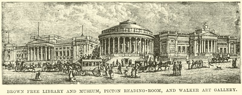 Biblioteca e Museu Brown Free, Sala de Leitura de Piction e Walker Art Gallery de English School