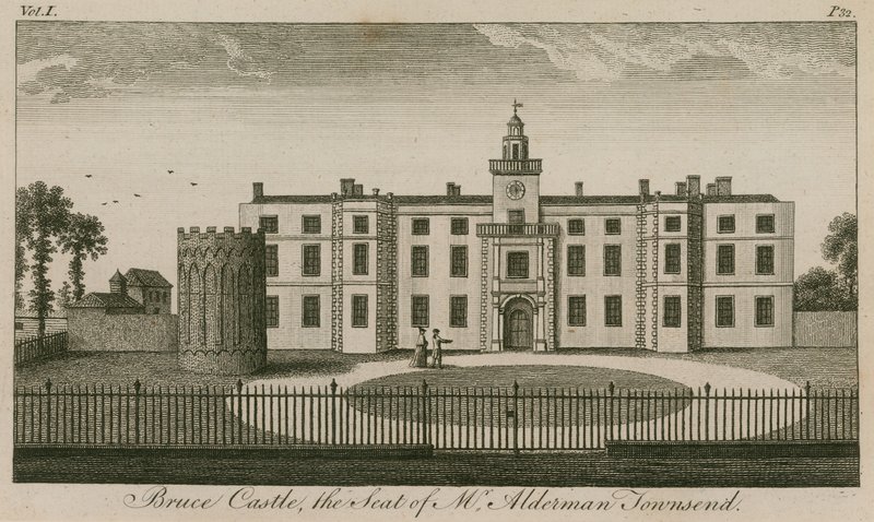Bruce Castle, Tottenham, Londres, a sede do Sr. Alderman Townsend de English School