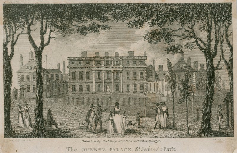 Buckingham House, o Palácio das Rainhas, St Jamess Park de English School