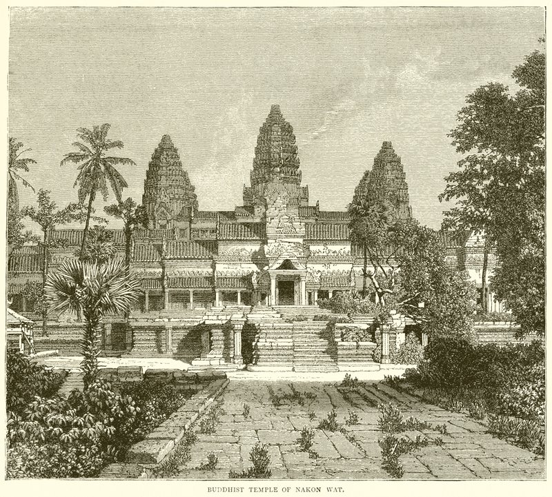 Templo budista de Nakon Wat de English School