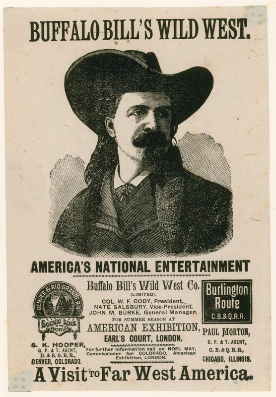 Buffalo Bills Wild West em Earls Court, Londres de English School