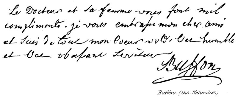 Buffon, (o naturalista) de English School