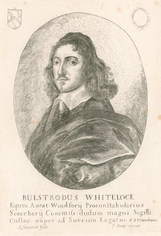 Bulstrode Whitelock (1605-75), comissário do Grande Selo sob Cromwell de English School