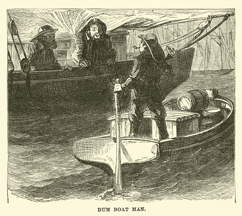 Bum barco homem de English School