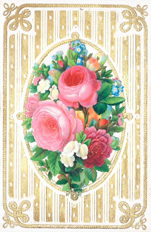 Grupo de flores coloridas, cartão de English School