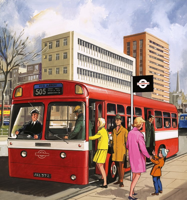 Motorista de ônibus de English School