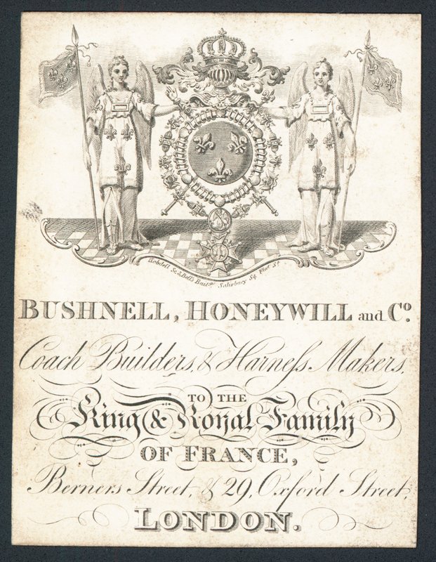 Bushnell, Honeywell e Co, construtores de carruagens e fabricantes de arreios, de English School