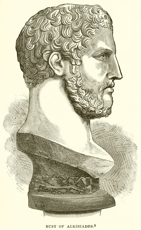 Busto de Alkibiades de English School