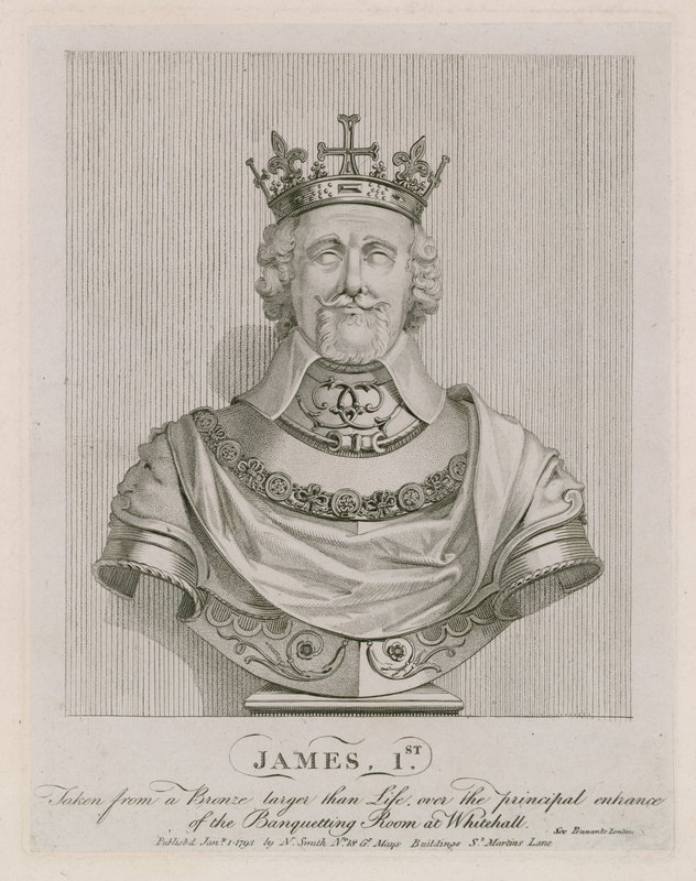 Busto de James I de English School