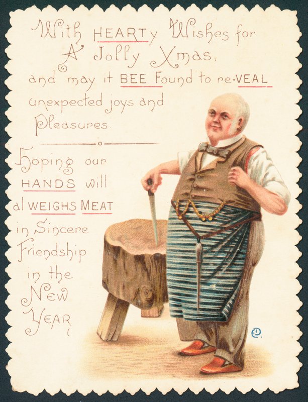 Carniceiro, Cartão De Natal de English School