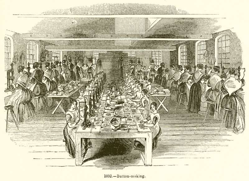 Fabricação de botões de English School