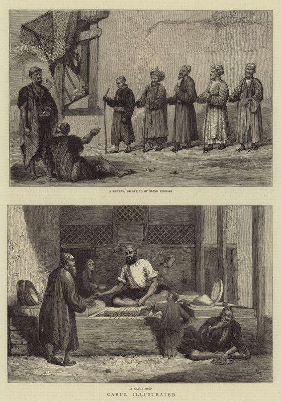 Cabul Ilustrado (gravura) de English School