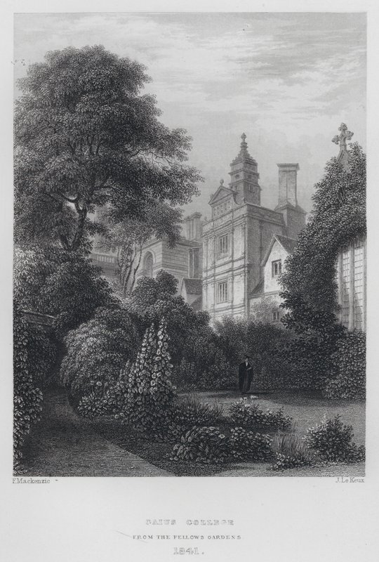 Caius College, dos Jardins dos Companheiros de English School