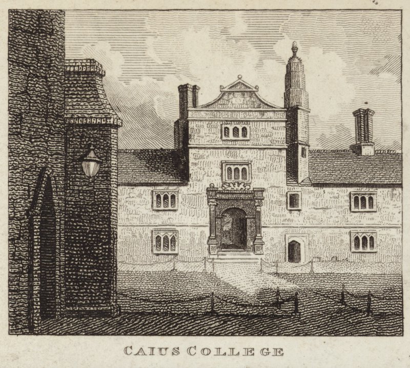 Caius College, parte da Universidade de Cambridge de English School