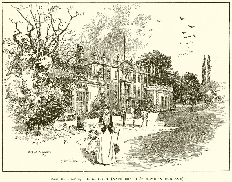 Camden Place, Chislehurst (casa de Napoleão III na Inglaterra) de English School
