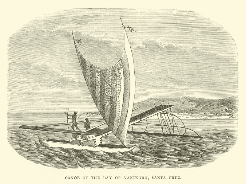 Canoa da Baía de Vanikoro, Santa Cruz de English School