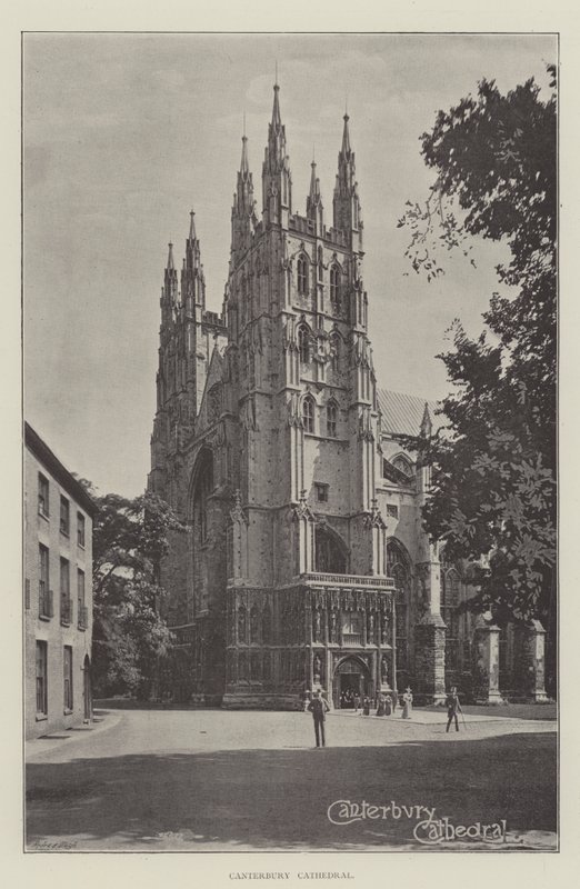 Catedral de Canterbury (Litho) de English School