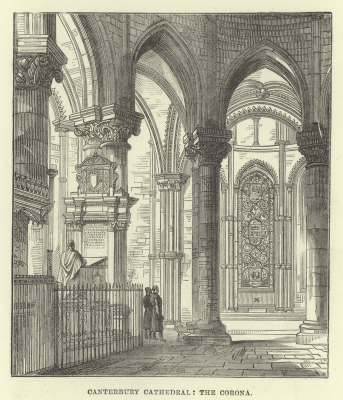 Catedral de Canterbury, a corona de English School