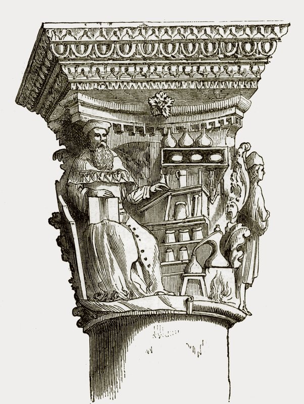 Capital no palácio em Ragusa de English School