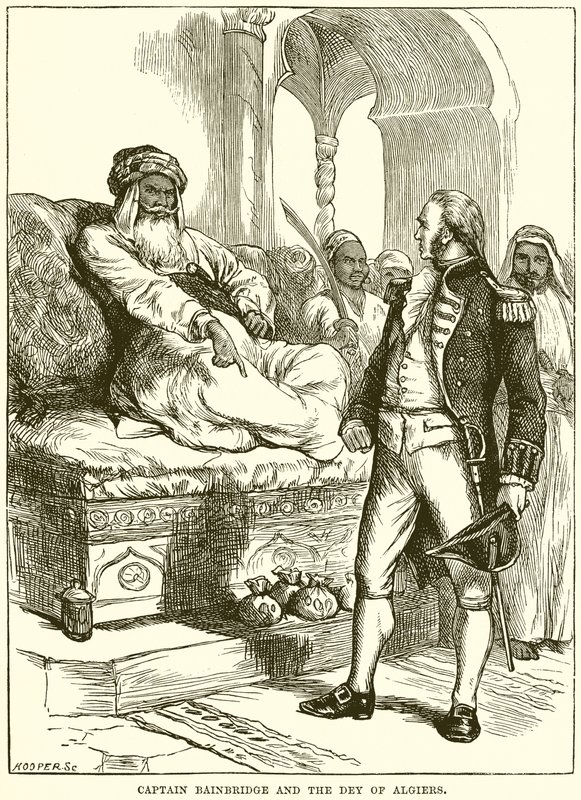 Capitão Bainbridge e o Dey de Argel de English School
