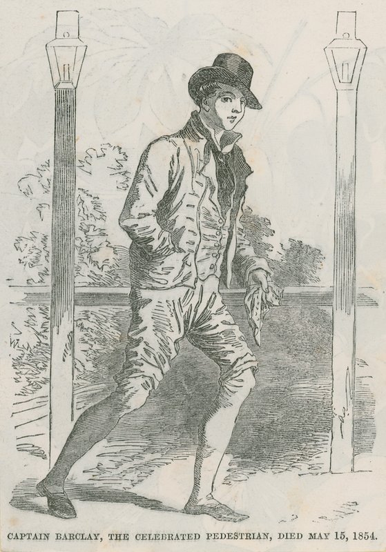 Capitão Barclay, o célebre pedestre de English School