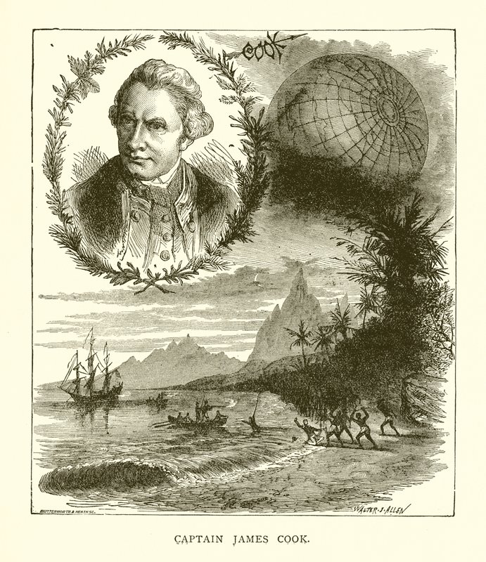 Capitão James Cook de English School