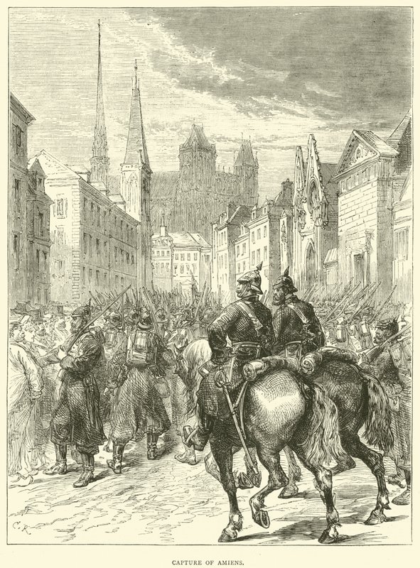 Captura de Amiens, dezembro de 1870 de English School