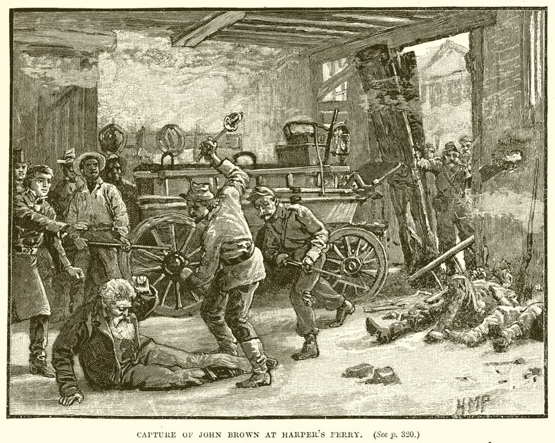 Captura de John Brown no Harpers Ferry de English School