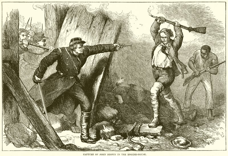 Captura de John Brown na Engine-House de English School