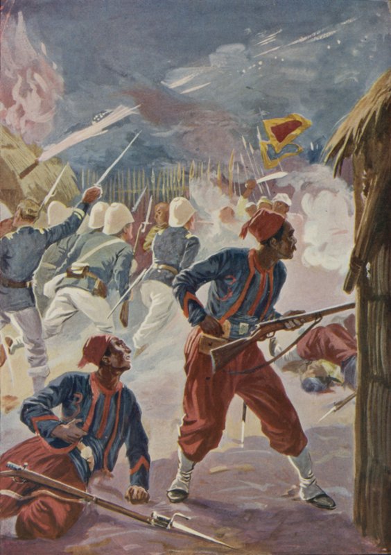 Captura de Son Tay pelos franceses, Tonkin, 1884 de English School