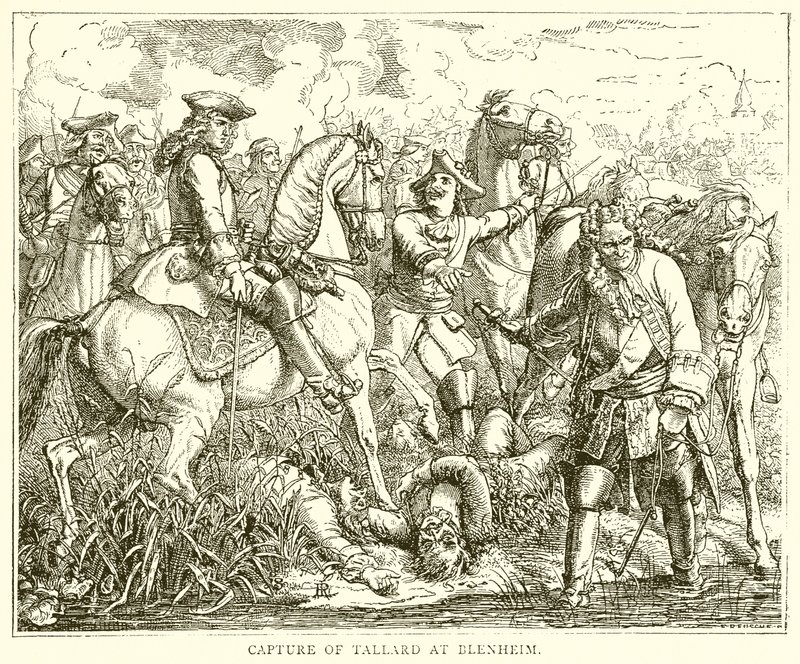 Captura de Tallard em Blenheim de English School