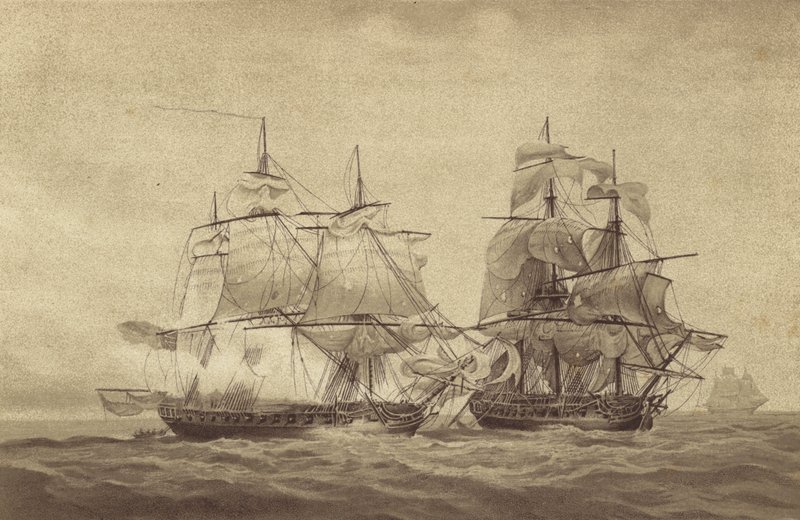 Captura da fragata francesa l
