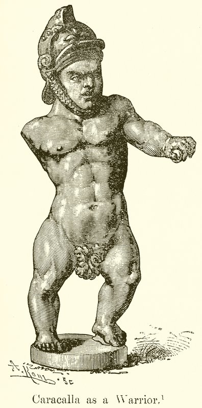 Caracalla como guerreiro de English School