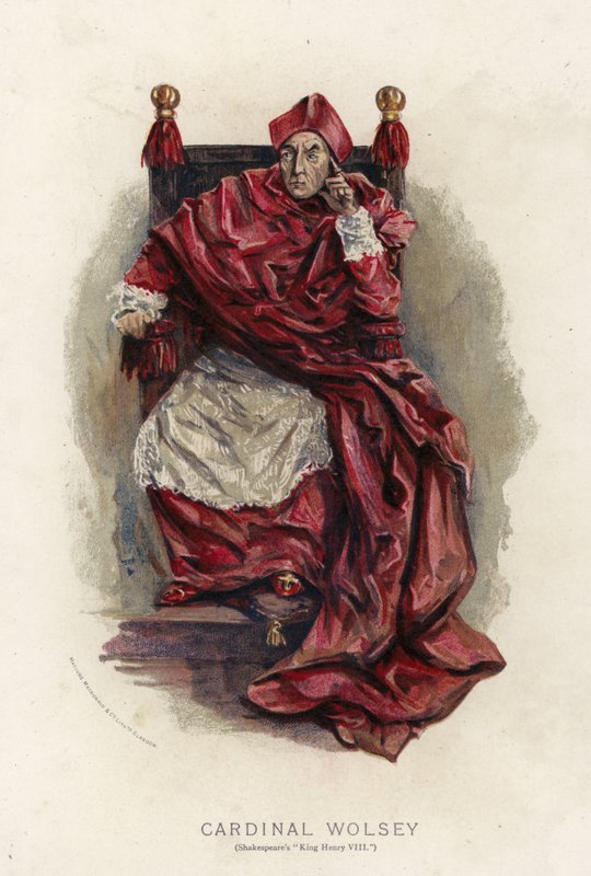 Cardeal Wolsey, do rei de Shakespeare, Henrique VIII de English School